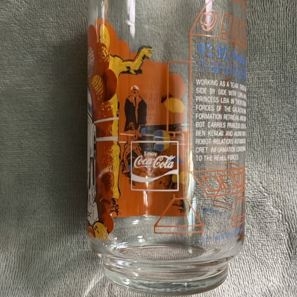 1977 Twentieth Century Fox Film co. R2-D2 Star Wars Glass. - Picture 3 of 4